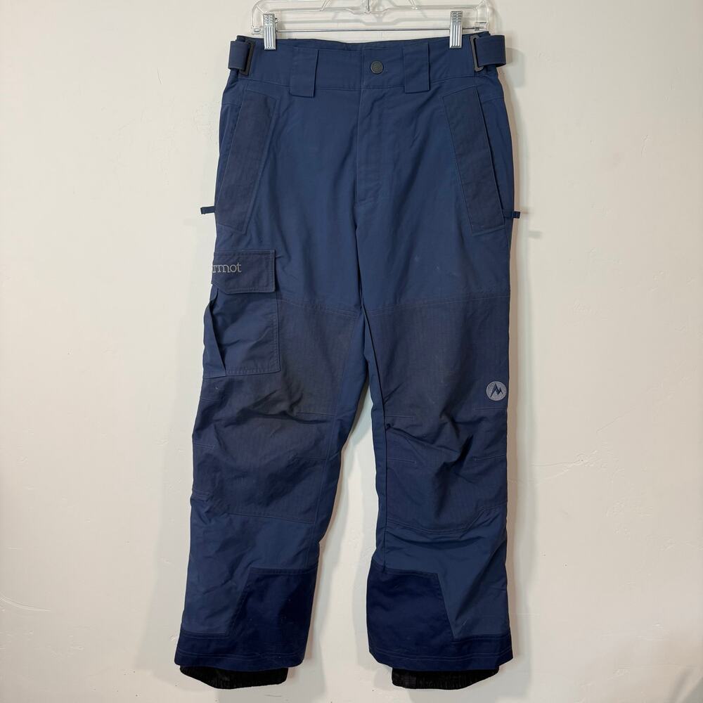Marmot Men's Ski‎ Pants Waterproof Snow Mountain Cargo Blue Small